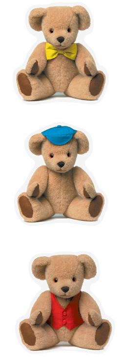 Buying Teddy Bears Online - FRANK SCHAFFER PUBLICATIONS IF-4685 SHAPE STICKERS TEDDY BEARS 48 PACK