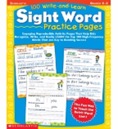 Scholastic Teaching Resources Sc-0439365627 100 Writeandlearn Sight Word Practi
