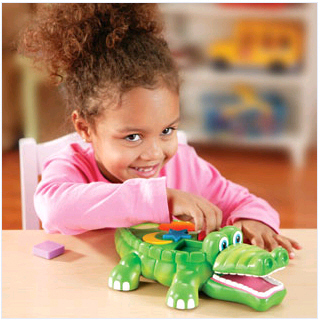 LEARNING RESOURCES LER6202 SMART SAFARI SHAPE SORTER GATOR