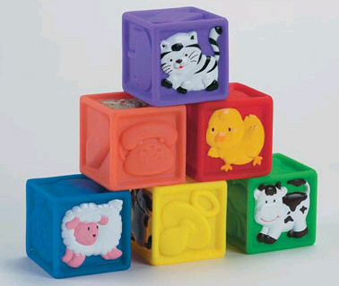 SMALL WORLD TOYS SWT7223305 SQUEEZEALOT BLOCKS by SMALL WORLD TOYS