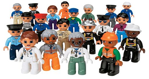 LEGO EDUCATION LG-9224 COMMUNITY PEOPLE SET
