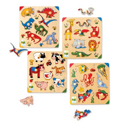 Learning Toys - LEARNING JOURNEY LJ-377994 LIVING WORLD LIFT OUT PUZZLE ON TH