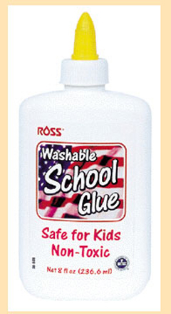 ROSS ADHESIVES RSS00008 ROSS SCHOOL GLUE 8 OZ.