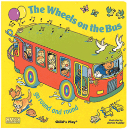 Childs Play Books CPY0859538877 Classic Books - With Holes the Wheels On the Bus 