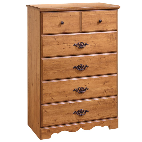 South Shore Prairie Country Pine 5 Drawer Chest... by South Shore