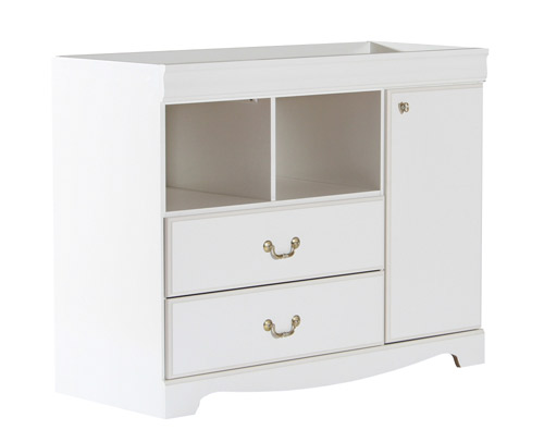 South Shore Vanilla Sky Traditional Pure White... by South Shore