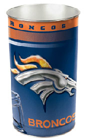 Denver Broncos 15 Waste Basket