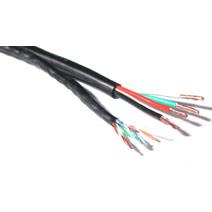 Cables To Go 43079 250ft COMPOSITE IN WALL CABLE - 14-4 SPEAKER CABLE + CAT 5E