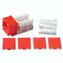 Cables To Go 29314 CAT 6 KEYSTONE JACK RED