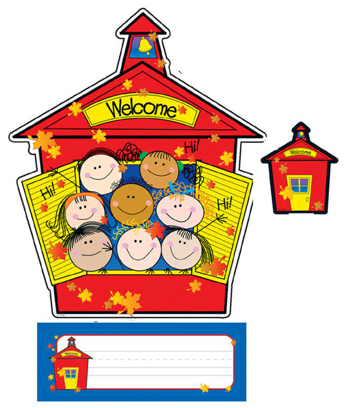 CREATIVE TEACHING PRESS CTP1601 BB SET BACK-TO-SCHOOL SCHOOLHOUSE