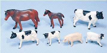 Play Sets - MARVEL EDUCATION COMPANY MTC100 LARGE FARM ANIMALS SET