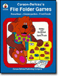 Games Puzzles - CARSON DELLOSA CD-2300 CARSON-DELLOSAS FILE FOLDER GAMES-GR PREK-1