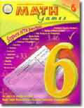 Puzzles And Games - CARSON DELLOSA CD-404002 MATH GAMES-GRADE 6