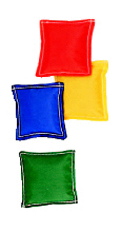 Masbb33 Bean Bags 3 X 3 12-pk-nylon Cover Plastic Bead Filling