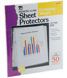 Charles Leonard Chl48145 Top Loading Sheet Protectors Clear