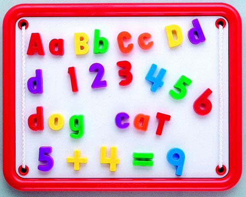 Ei-1780 Magnetic Alphabet & Numbers-99 Pieces