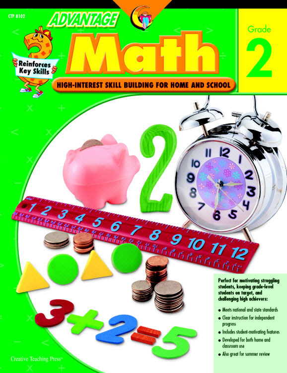 CREATIVE TEACHING PRESS CTP8102 ADVANTAGE MATH-GR. 2