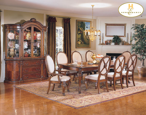 Dining Room Set - Home Elegance 949-7 Montebello Collection 7 Pc Dining Room Set