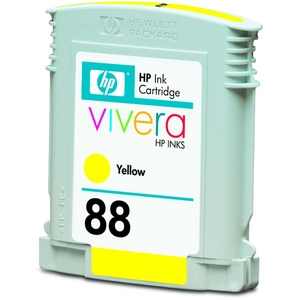 HP No. 88 Yellow Ink Cartridge For Officejet Pro K550 Series Color Printer 1200 Page Yellow Package: 1 C9393AN#140