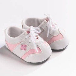 Doll Shoes - Lee Middleton Dolls Pink Tennis Shoes