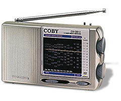 Coby CXCB12 Am FM LW SW 12 World Band Radio