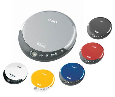 Coby CXCD109BL Blue Slim Personal CD Player