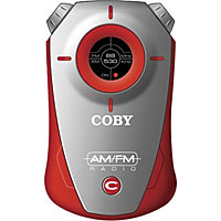 Coby CX71R MINI AM/FM POCKET RADIO (Red)