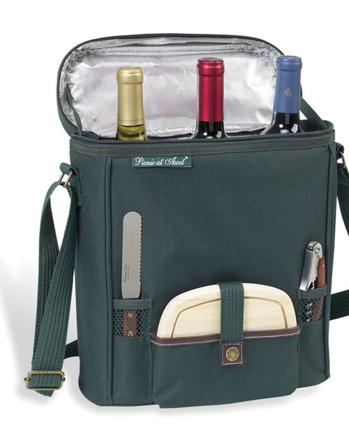Picnic at Ascot 240G Classic-Triple Wine Carrier... by Picnic at Ascot