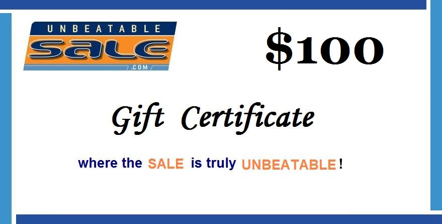 100 Gift Certificate eOnLineBuying Specializes in Discount Gift Certificates