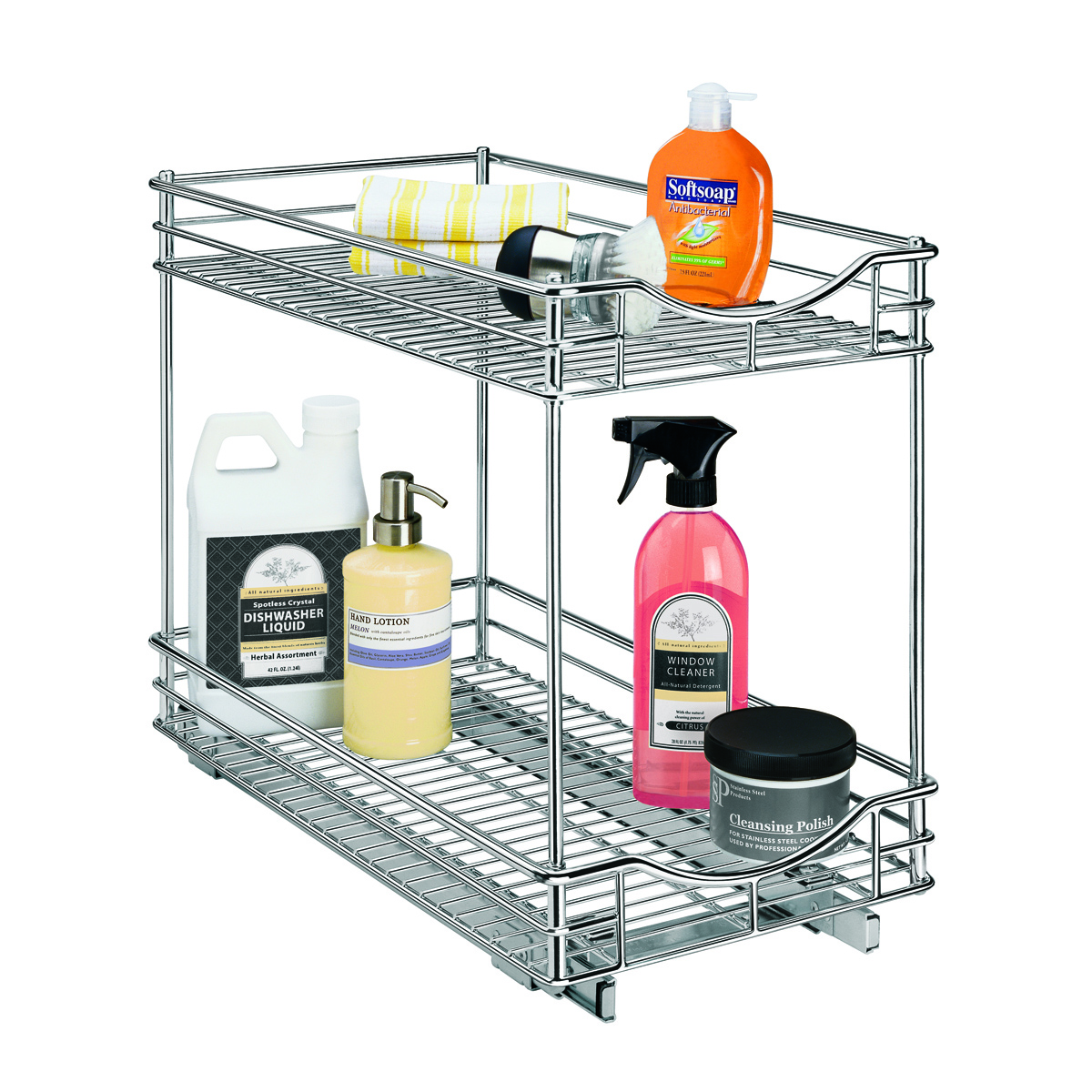 Lynk 441118DS Professional11 x 18 Double Drawer Chrome