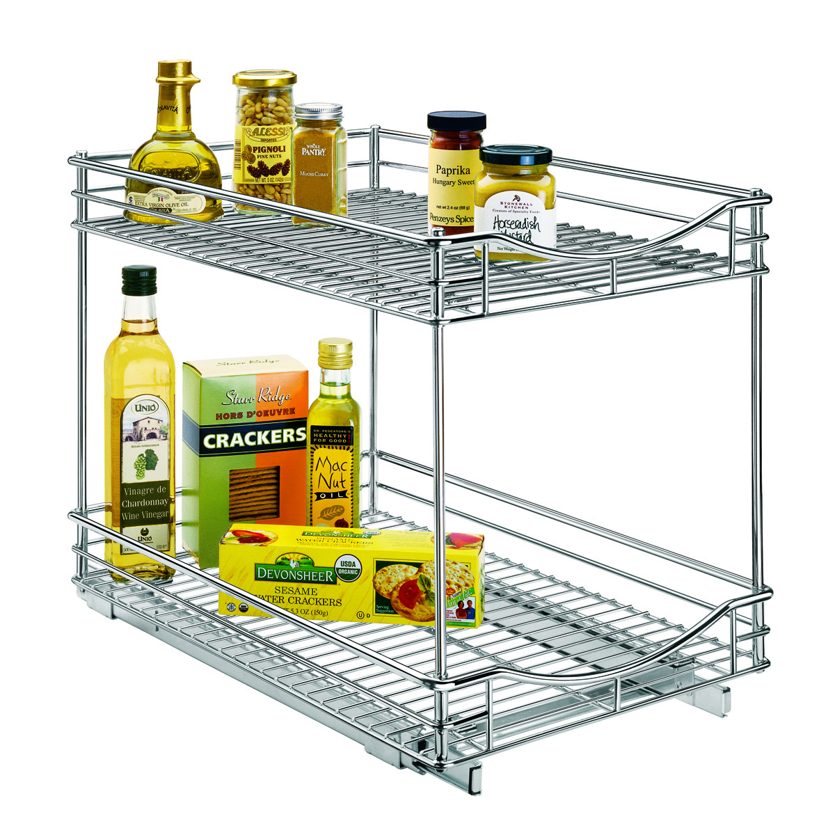 Lynk 441421DS Professional14 x 21 Double Drawer Chrome