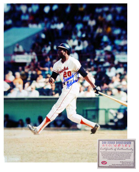 Frank Robinson Hand Signed 16x20 Photo - Baltimore Orioles