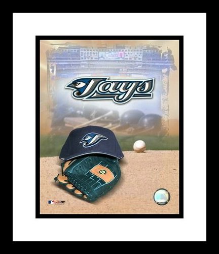 Toronto Blue Jays Framed 8x10 Photo - Team Logo and Cap Collage