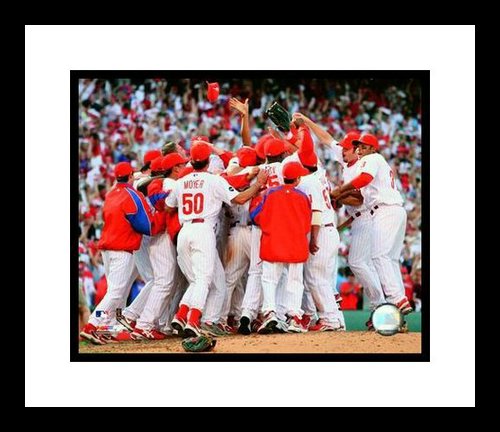 2007 Philadelphia Phillies Framed 8x10 Photo - NL East Title Celebration