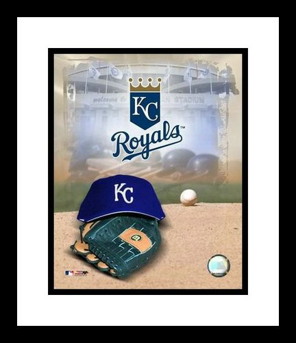 Kansas City Royals Logo - Kansas City Royals Framed 8x10 Photo - Team Logo And Cap Collage