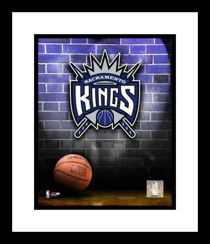 Sacramento Kings Framed 8x10 Photo - Team Logo and Basketball