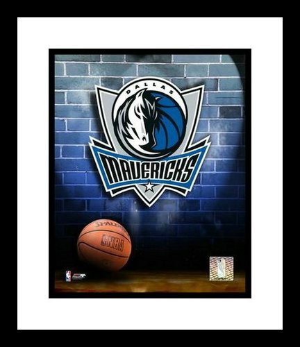 Dallas Mavericks Framed 8x10 Photo - Team Logo and Basketball