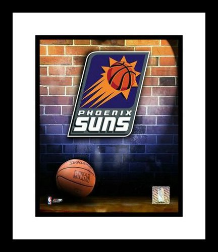 Phoenix Suns Framed 8x10 Photo - Team Logo and Basketball