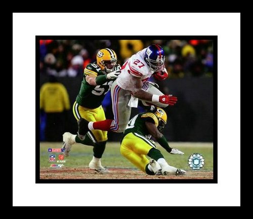 Brandon Jacobs New York Giants Framed 8x10 Photo - 2007 Playoffs Rushing