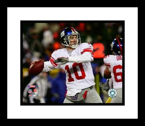 Eli Manning New York Giants Framed 8x10 Photo - 2007 Playoffs Passing