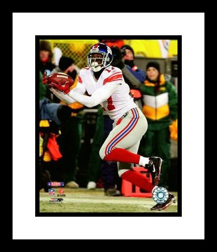 Plaxico Burress New York Giants Framed 8x10 Photo - 2007 Playoffs Receiving