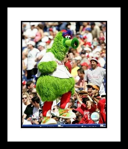 Philly Phanatic Framed 8x10 Photo - Philadelphia Phillies Mascot