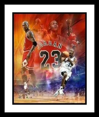 Michael Jordan Framed 8x10 Photo Chicago Bulls Career Collage
