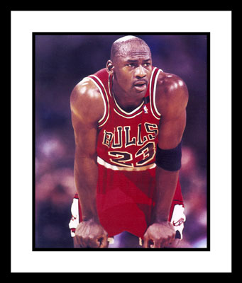 Michael Jordan Framed 8x10 Photo Chicago Bulls Hands On Shorts