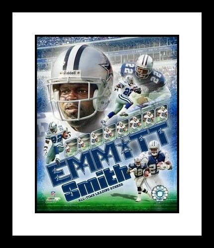 Emmitt Smith Framed 8x10 Photo Dallas Cowboys Legends Collage