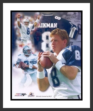 Troy Aikman Framed 8x10 Photo Dallas Cowboys Legends Collage