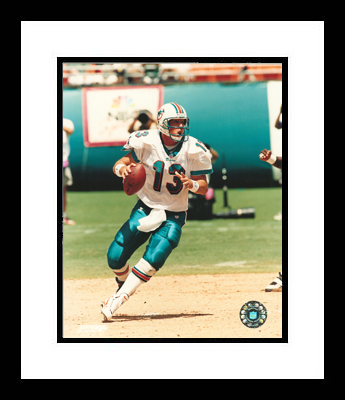 Dan Marino Framed 8x10 Photo Miami Dolphins Dropping Back
