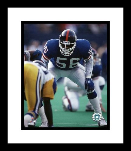 Lawrence Taylor Framed 8x10 Photo - New York Giants At The Line