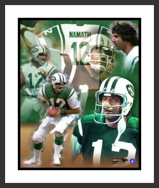 Joe Namath Framed 8x10 Photo New York Jets Legends Collage