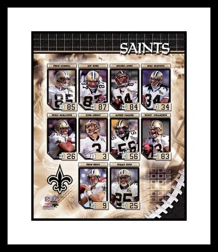 2006 New Orleans Saints Team Composite Framed 8x10 Photo
